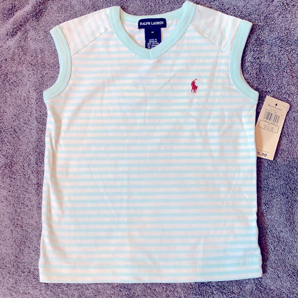 Ralph Lauren girls sleeveless shirt (4T)